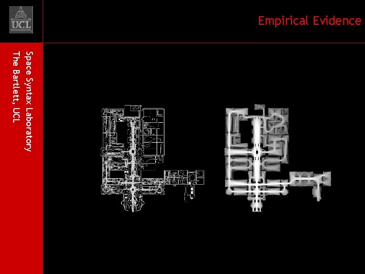 Empirical Evidence Space Syntax Laboratory The Bartlett, UCL 