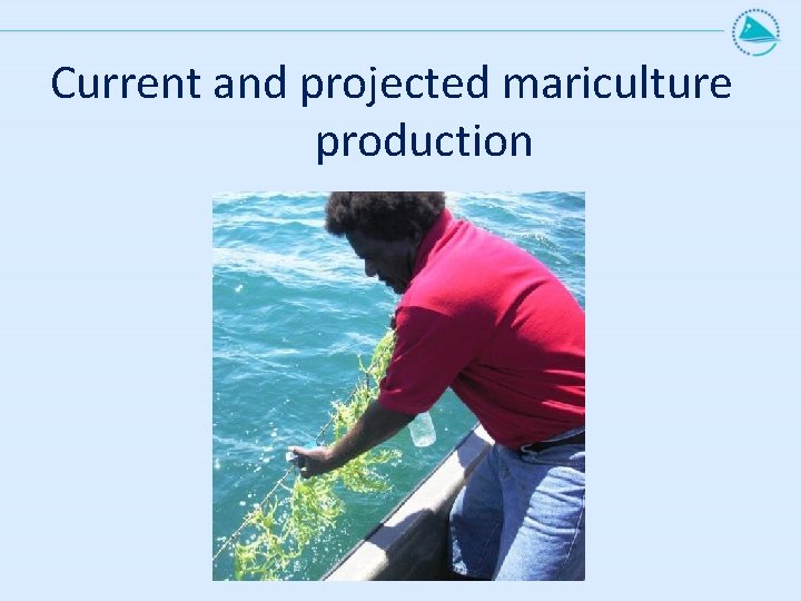 Current and projected mariculture production Current and projected mariculture production