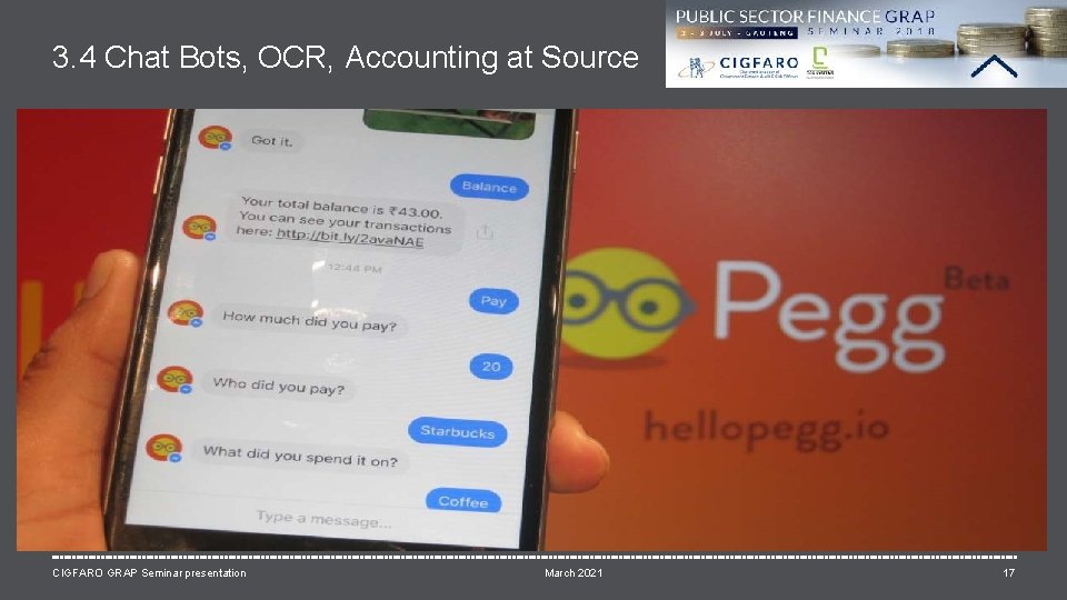 3. 4 Chat Bots, OCR, Accounting at Source THE FUTURE CIGFARO GRAP Seminar presentation