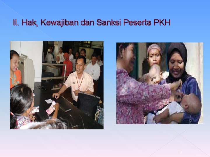 II. Hak, Kewajiban dan Sanksi Peserta PKH 13 