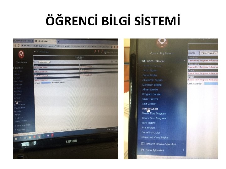 ÖĞRENCİ BİLGİ SİSTEMİ 