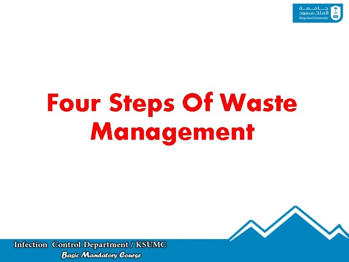 Management Four Steps Of Waste Management 