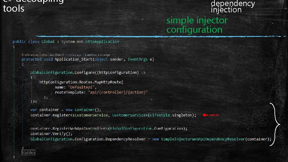 c# decoupling tools dependency injection simple injector configuration 