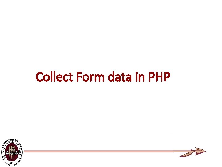 Collect Form data in PHP 