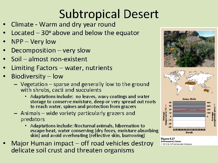  • • Subtropical Desert Climate - Warm and dry year round Located –