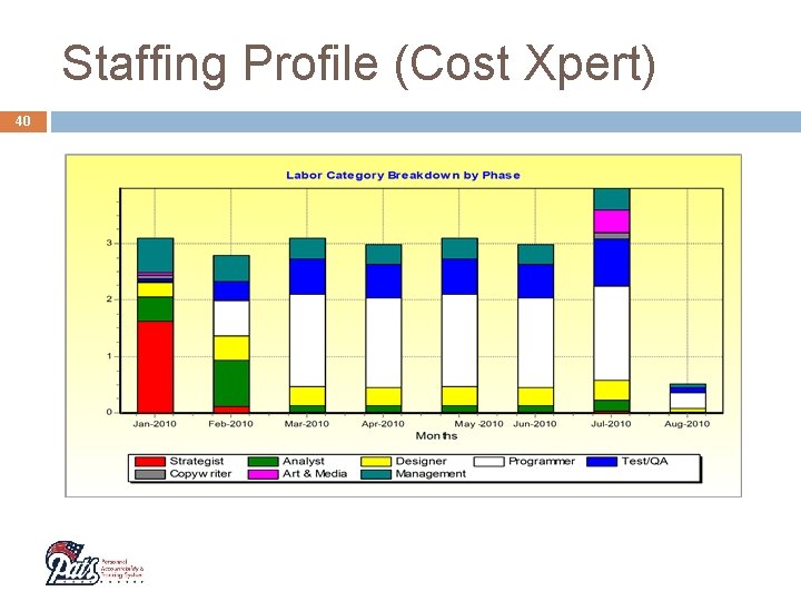 Staffing Profile (Cost Xpert) 40 40 