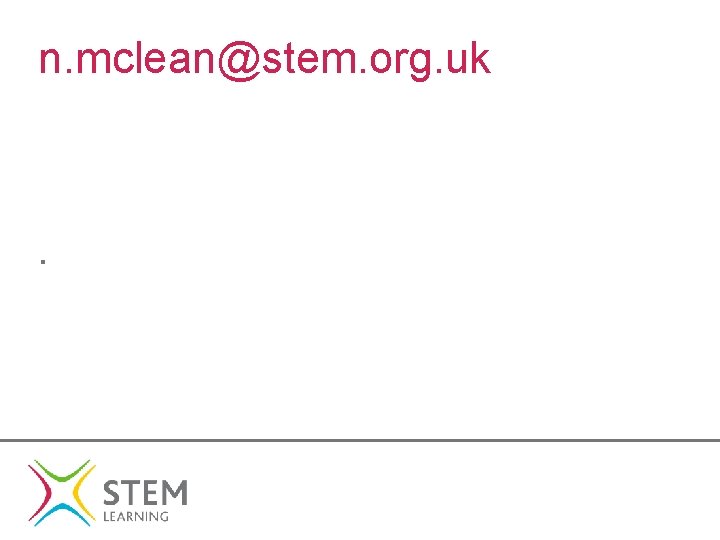 n. mclean@stem. org. uk · 