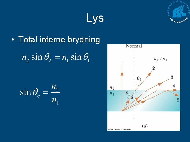 Lys • Total interne brydning 