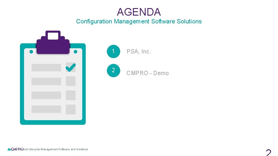 AGENDA Configuration Management Software Solutions | Product Lifecycle Management Software and Solutions 1 PSA, AGENDA Configuration Management Software Solutions | Product Lifecycle Management Software and Solutions 1 PSA,