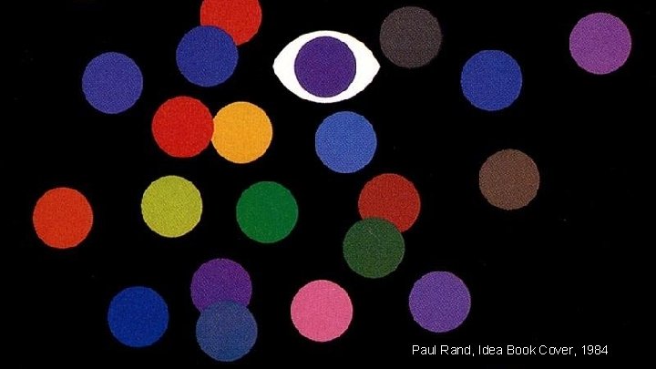 Paul Rand, Idea Book Cover, 1984 Paul Rand, Idea Book Cover, 1984