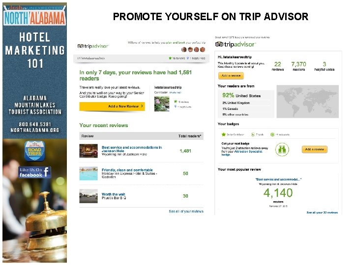 PROMOTE YOURSELF ON TRIP ADVISOR 