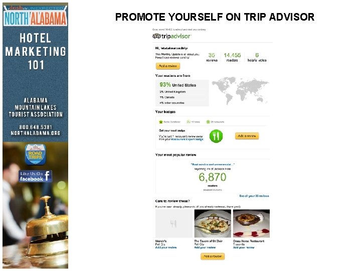 PROMOTE YOURSELF ON TRIP ADVISOR 