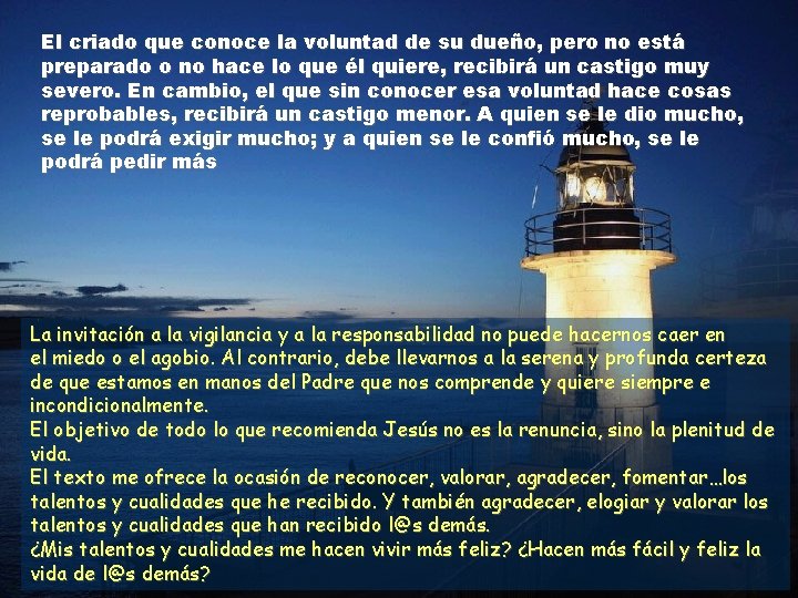 El criado que conoce la voluntad de su dueño, pero no está preparado o El criado que conoce la voluntad de su dueño, pero no está preparado o