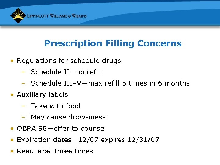 PreLab Instructions Chapter 3 Filling and Labeling the