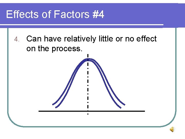 Effects of Factors #4 4. Can have relatively little or no effect on the Effects of Factors #4 4. Can have relatively little or no effect on the