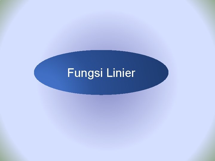 Fungsi Linier 