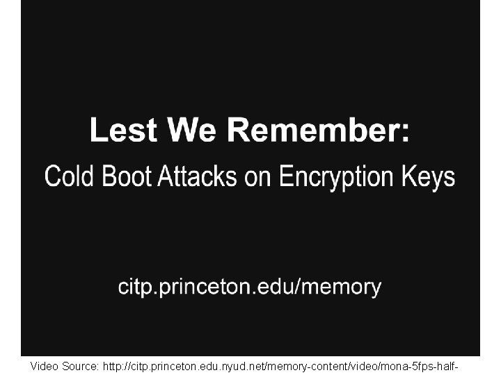 Video Source: http: //citp. princeton. edu. nyud. net/memory-content/video/mona-5 fps-half- 