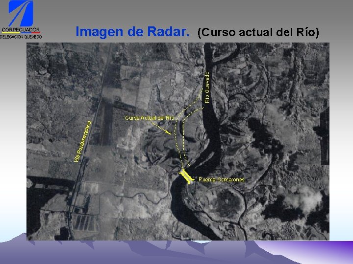 Imagen de Radar. (Curso actual del Río) 