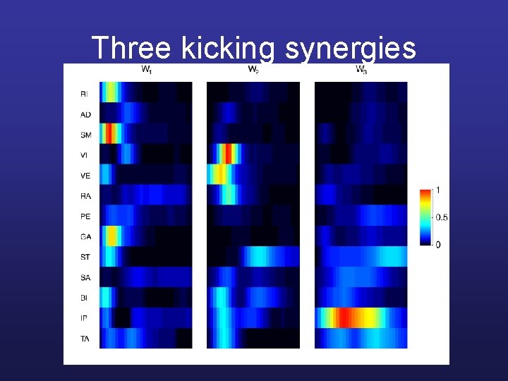 Three kicking synergies Three kicking synergies