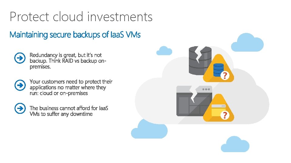 Protect cloud investments 