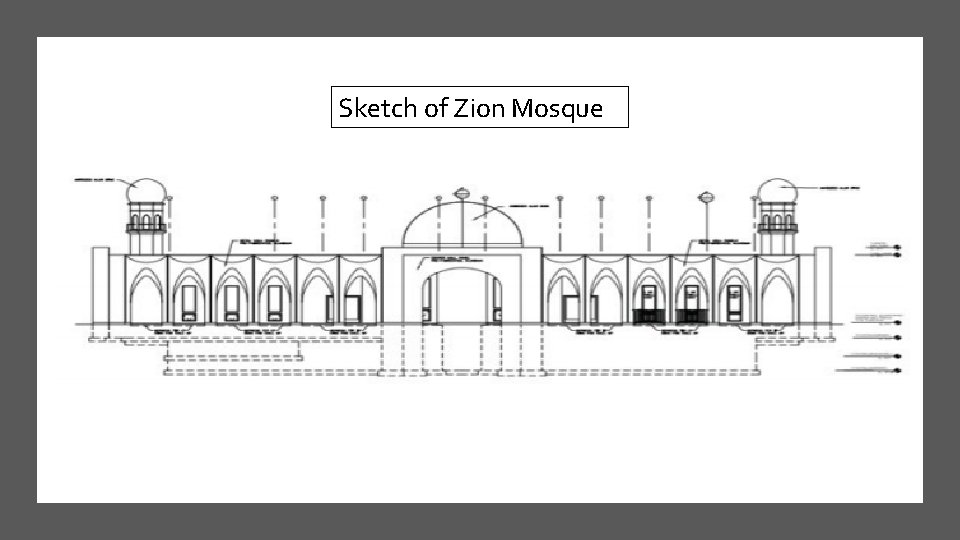 Sketch of Zion Mosque 