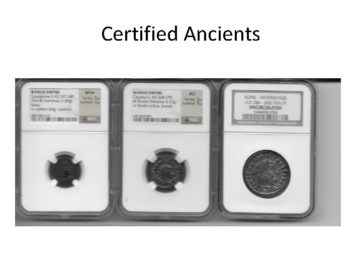 Certified Ancients 