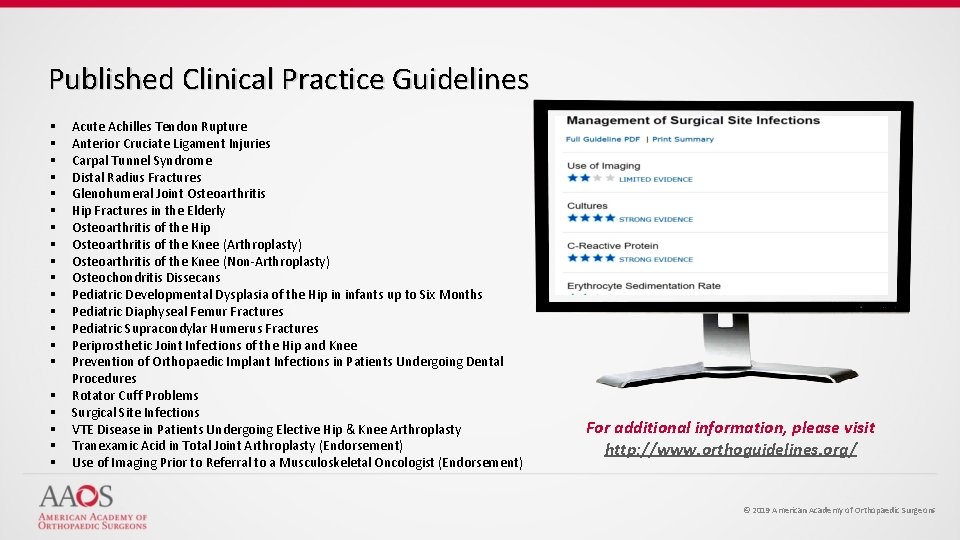 Published Clinical Practice Guidelines § § § § § Acute Achilles Tendon Rupture Anterior