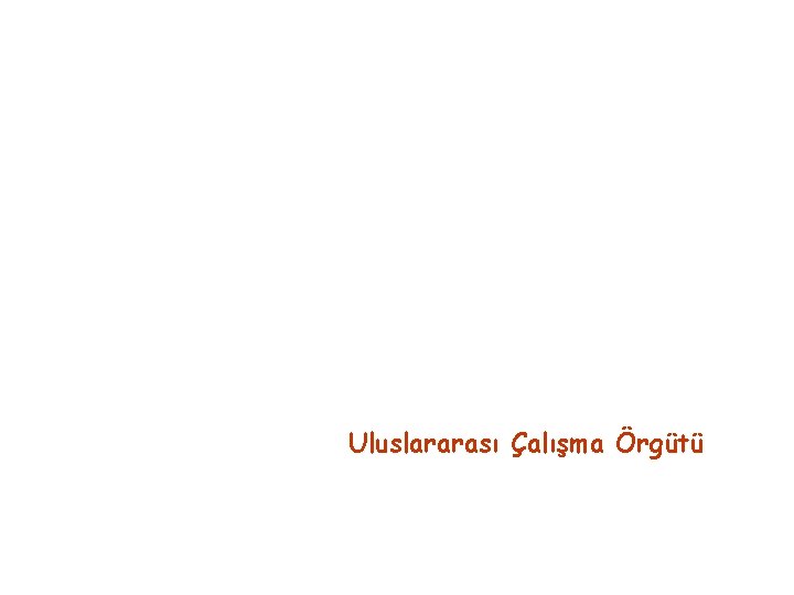 Uluslararası Çalışma Örgütü 
