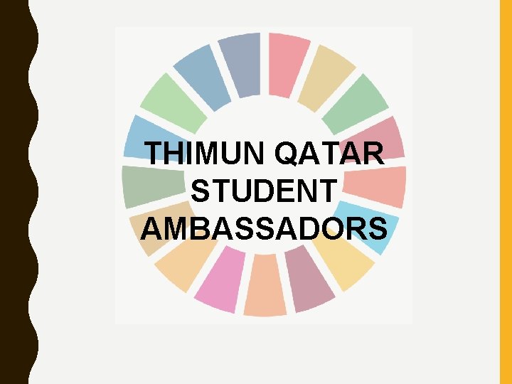 THIMUN QATAR STUDENT AMBASSADORS 