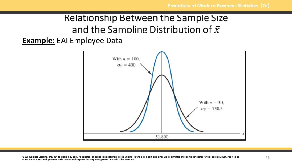 Essentials of Modern Business Statistics (7 e) Example: EAI Employee Data © 2018 Cengage