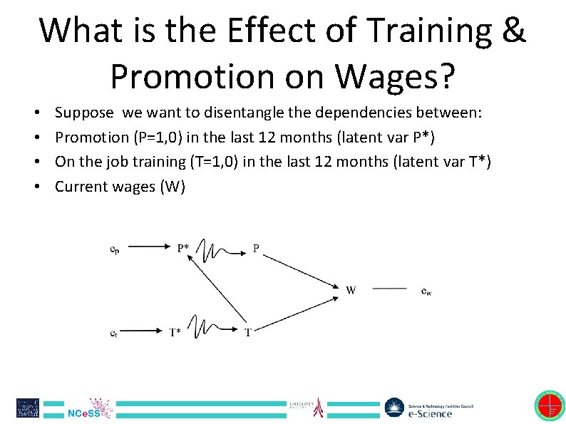 What is the Effect of Training & Promotion on Wages? • • Suppose we