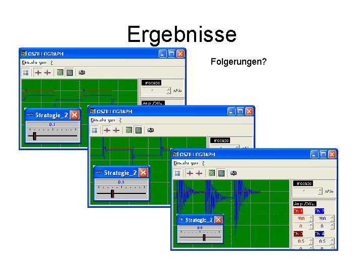 Ergebnisse Folgerungen? 