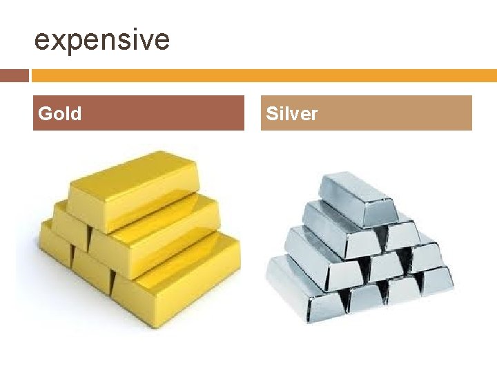 COMPARATIVES comparatives A A is big B is