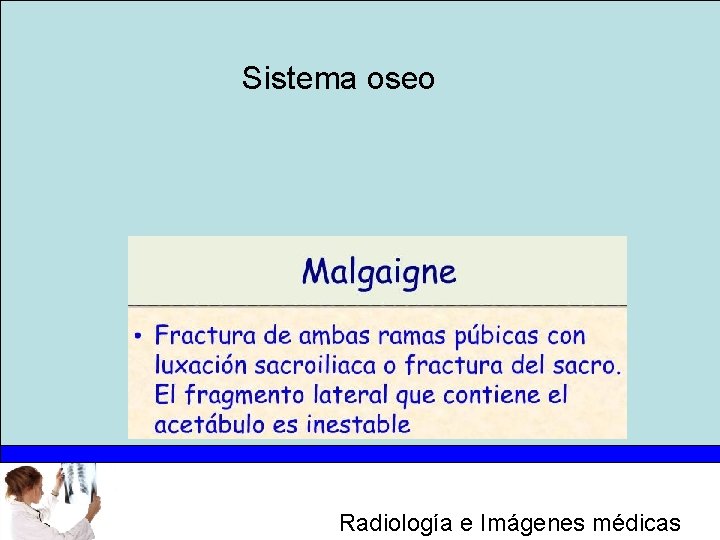 Sistema oseo Radiología e Imágenes médicas 