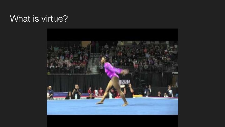 What is virtue? What is virtue?