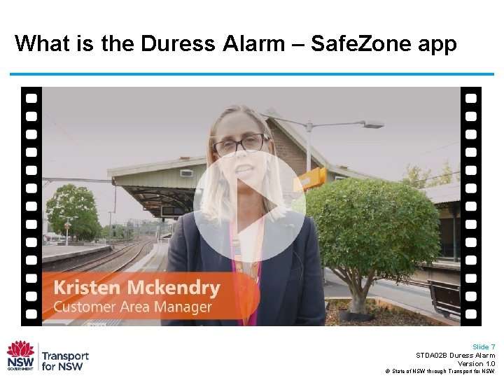 STDA 02 B Duress Alarm Safe Zone Version