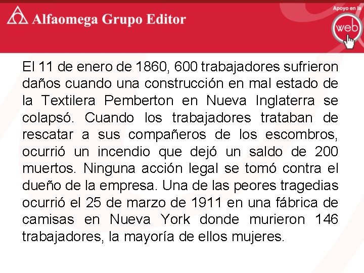 El 11 de enero de 1860, 600 trabajadores sufrieron daños cuando una construcción en