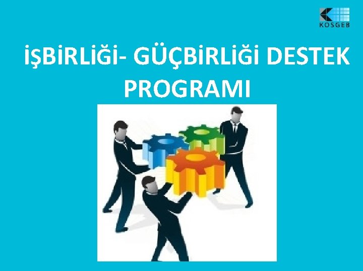 İŞBİRLİĞİ- GÜÇBİRLİĞİ DESTEK PROGRAMI 