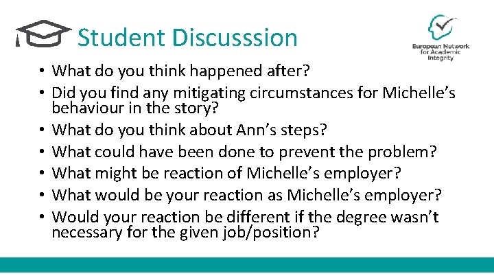 Student Discusssion • What do you think happened after? • Did you find any