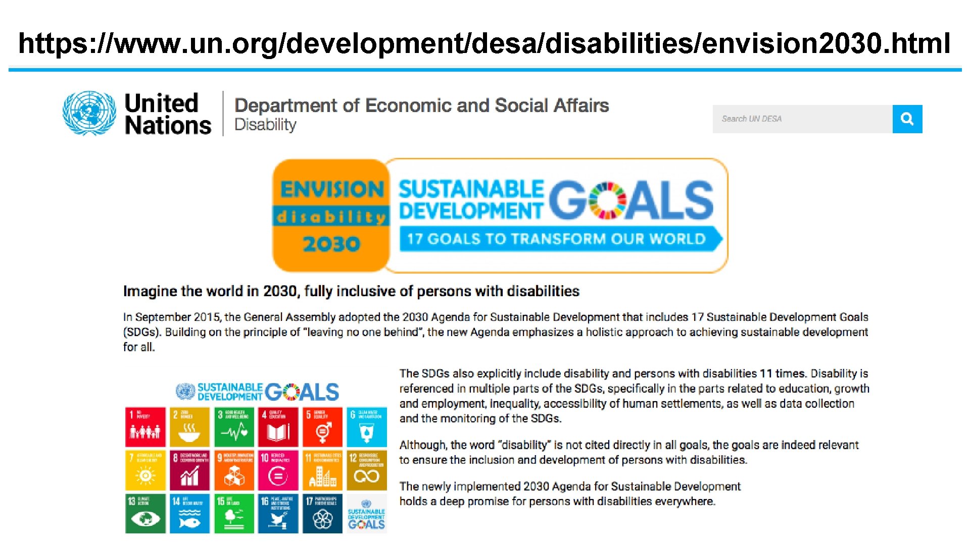 https: //www. un. org/development/desa/disabilities/envision 2030. html 