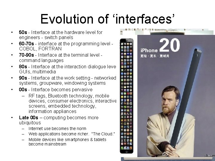 GUI design considerations Presentation originally by Dr Derek