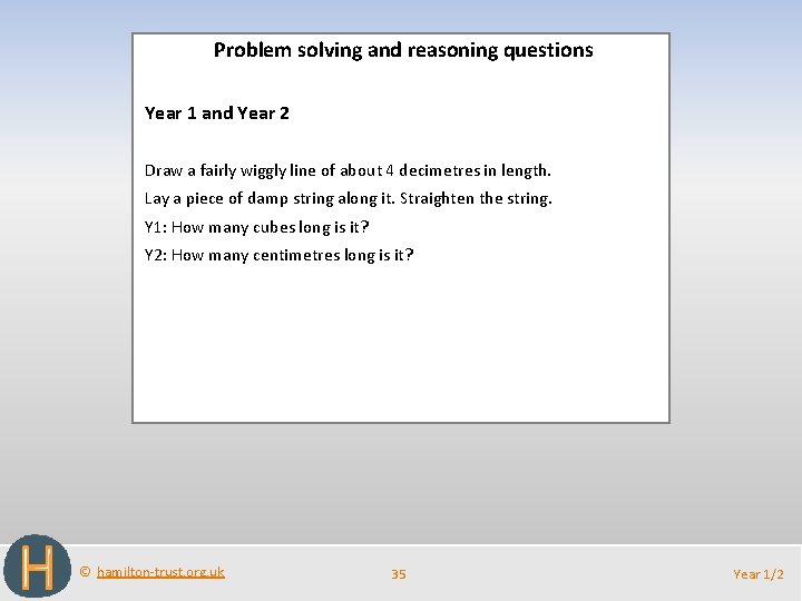 Problem solving and reasoning questions Year 1 and Year 2 Draw a fairly wiggly