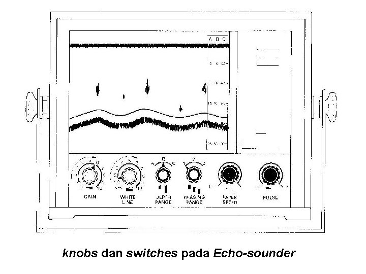 knobs dan switches pada Echo-sounder 