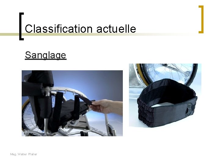 Classification actuelle Sanglage Mag. Walter Pfaller 