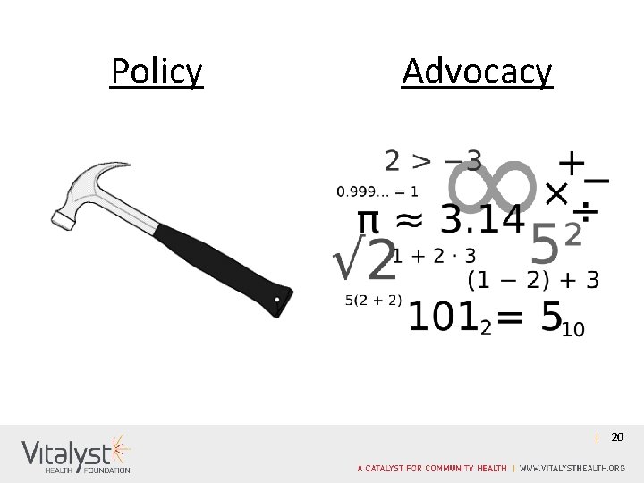 Policy Advocacy 20 