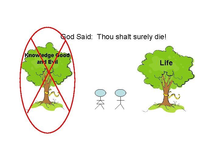 God Said: Thou shalt surely die! Knowledge Good and Evil Life 