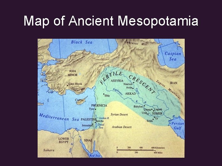 Map of Ancient Mesopotamia 