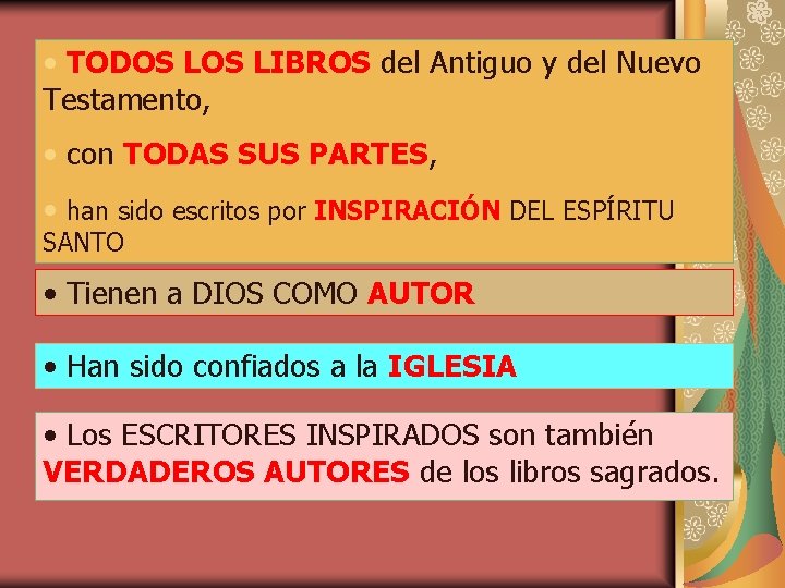  • TODOS LIBROS del Antiguo y del Nuevo Testamento, • con TODAS SUS