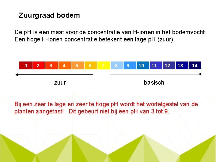 Power Point Bodemprofilering Bodem opbouw Vloeibare fase Water