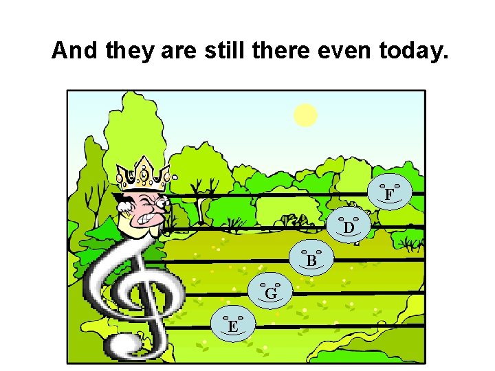 And they are still there even today. F D B G E Goss 